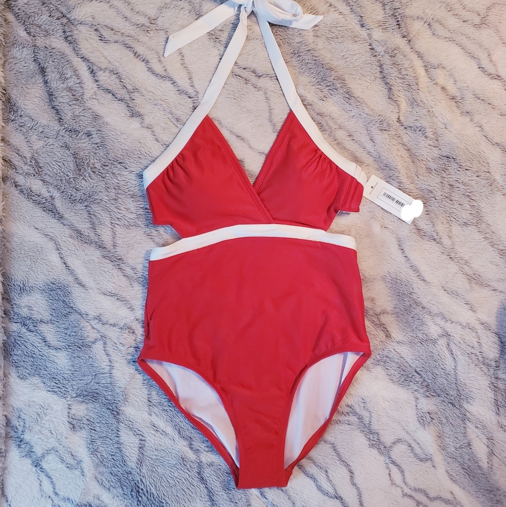 NWT sexy vintage style red swimsuit